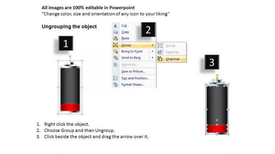Low On Energy Battery PowerPoint Slides And Ppt Template Diagrams