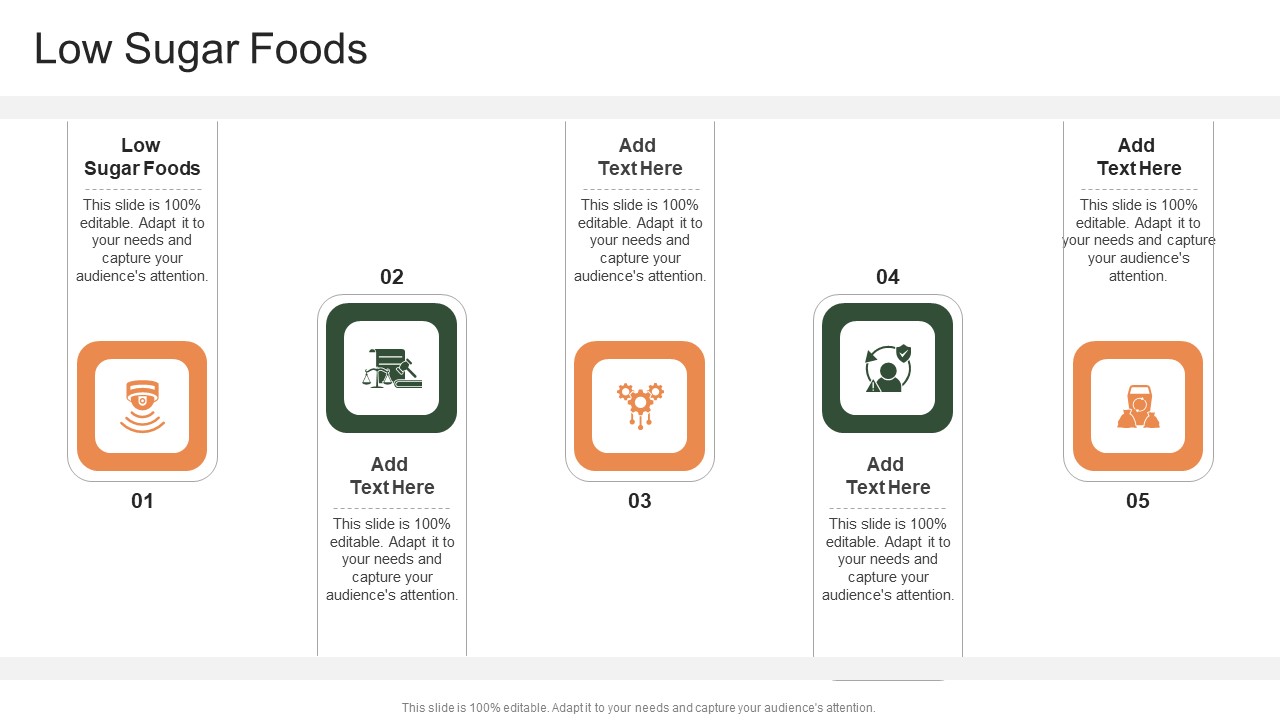 Low Sugar Foods In Powerpoint And Google Slides Cpb
