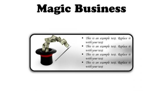 Magic Business Finance PowerPoint Presentation Slides R