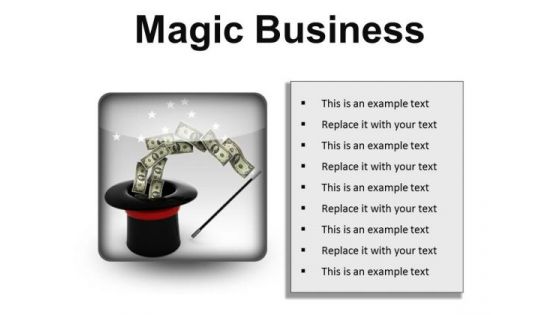 Magic Business Finance PowerPoint Presentation Slides S