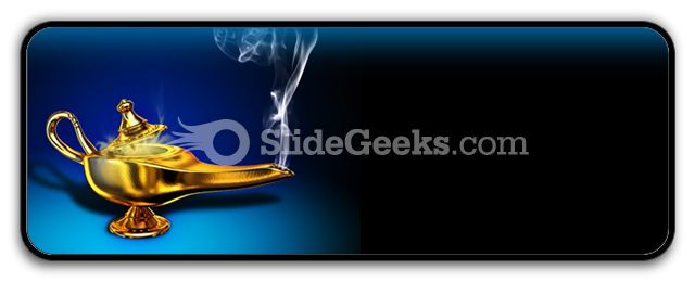 Magic Lamp PowerPoint Icon R