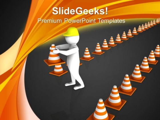 Maintain A Road Safety PowerPoint Templates Ppt Backgrounds For Slides 0613