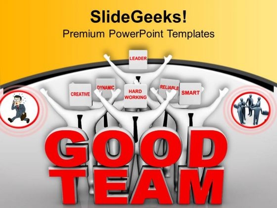 Make A Good Team And Win The Prize PowerPoint Templates Ppt Backgrounds For Slides 0713