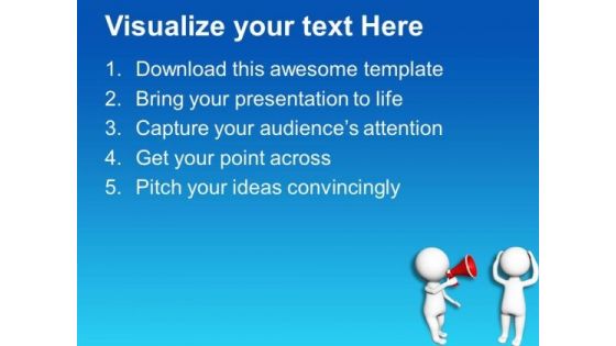 Make An Announcement For Business Rules PowerPoint Templates Ppt Backgrounds For Slides 0813
