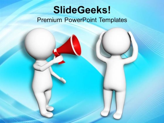 Make An Announcement For Business Rules PowerPoint Templates Ppt Backgrounds For Slides 0813