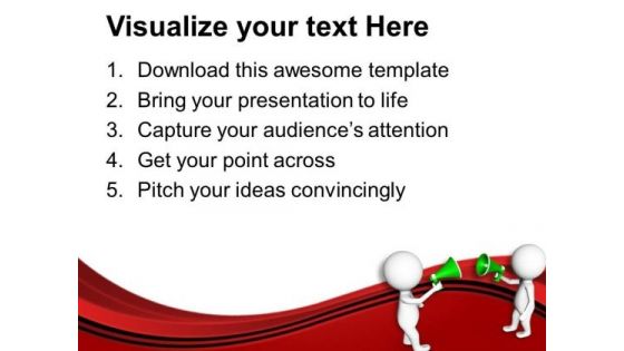 Make Announcement For Business PowerPoint Templates Ppt Backgrounds For Slides 0813