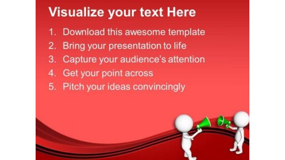 Make Announcement For Business PowerPoint Templates Ppt Backgrounds For Slides 0813