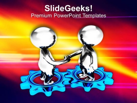 Make Business Partners For Success PowerPoint Templates Ppt Backgrounds For Slides 0513