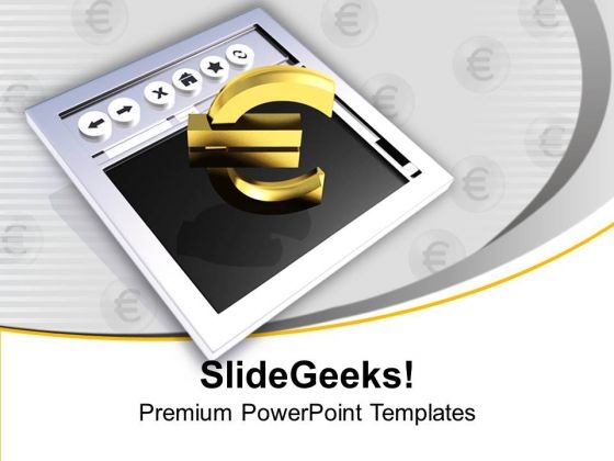 Making Money Online Euros PowerPoint Templates Ppt Background For Slides 1112