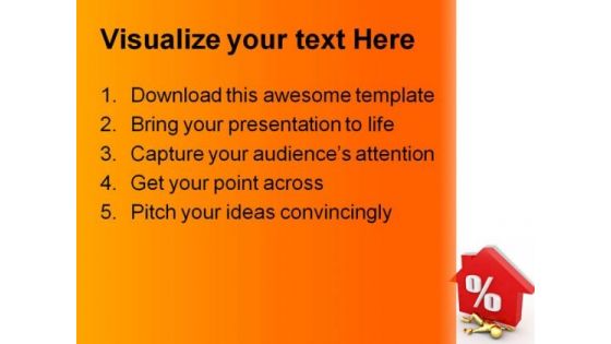 Man Crushed Percent Realestate PowerPoint Backgrounds And Templates 1210