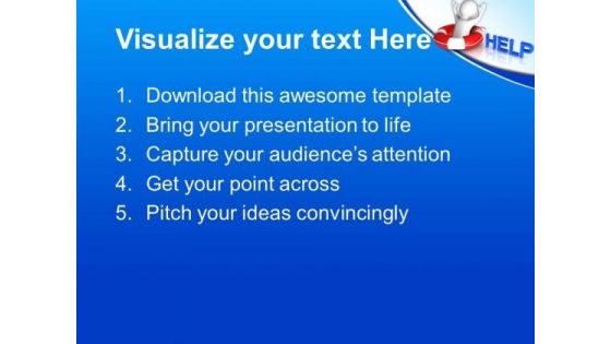 Man Suffering From Disaster Finance PowerPoint Templates And PowerPoint Themes 0612
