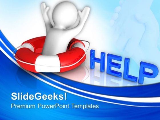 Man Suffering From Disaster Finance PowerPoint Templates And PowerPoint Themes 0612