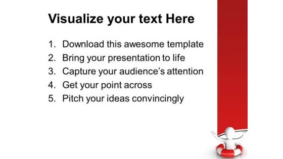 Man Suffering From Disaster Finance PowerPoint Templates And PowerPoint Themes 0712