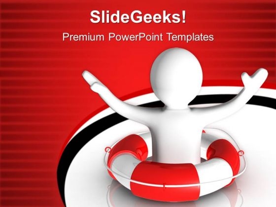 Man Suffering From Disaster Finance PowerPoint Templates And PowerPoint Themes 0712