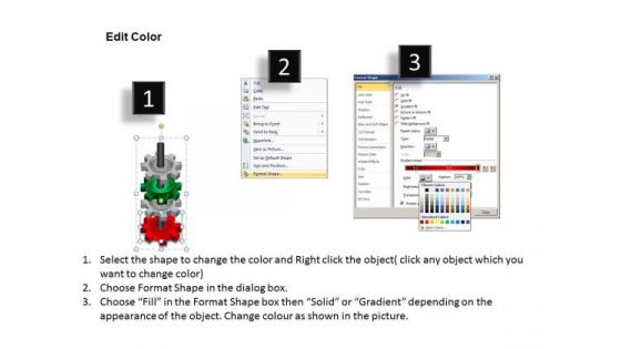 Manufacturing Gears PowerPoint Templates
