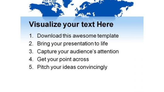 Map Business PowerPoint Backgrounds And Templates 1210