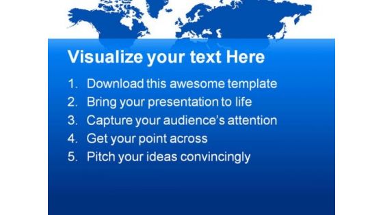 Map Business PowerPoint Backgrounds And Templates 1210