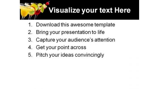 Margaritas Food PowerPoint Themes And PowerPoint Slides 0411