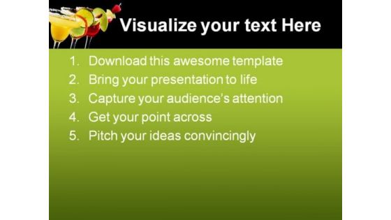 Margaritas Food PowerPoint Themes And PowerPoint Slides 0411