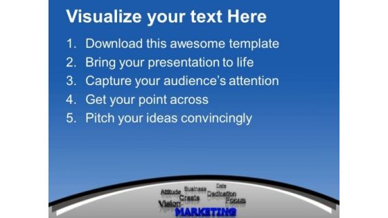 Marketing At Forefront Dedication Business PowerPoint Templates Ppt Backgrounds For Slides 0213