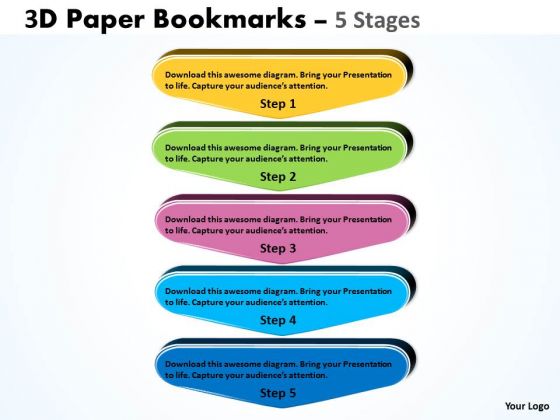Marketing Diagram 5 Stages Bookmarks Diagram Business Cycle Diagram