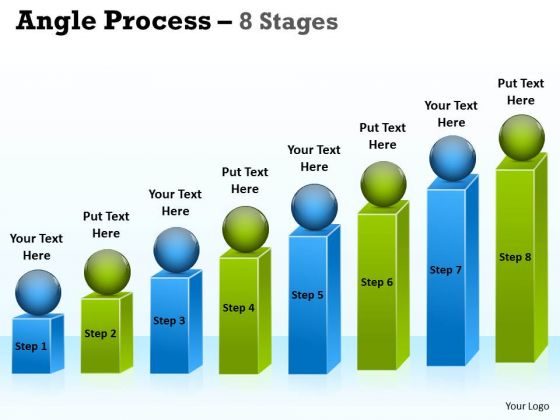 Marketing Diagram Angle Process With 8 Stages For Business Strategy Diagram