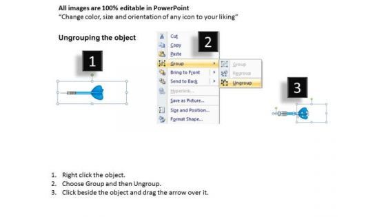Marketing Diagram Meeting The Target Or Goal Sales Diagram