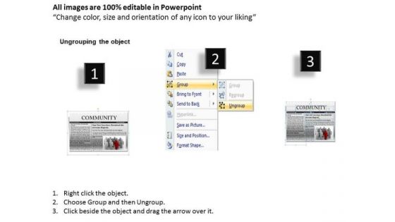 Marketing Diagram Newspaper Layouts Style Consulting Diagram