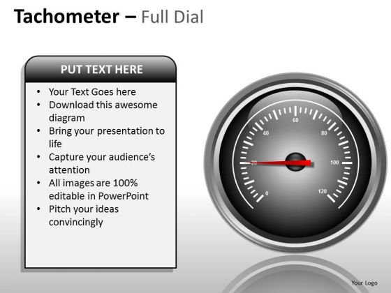 Marketing Diagram Tachometer Full Dial Sales Diagram