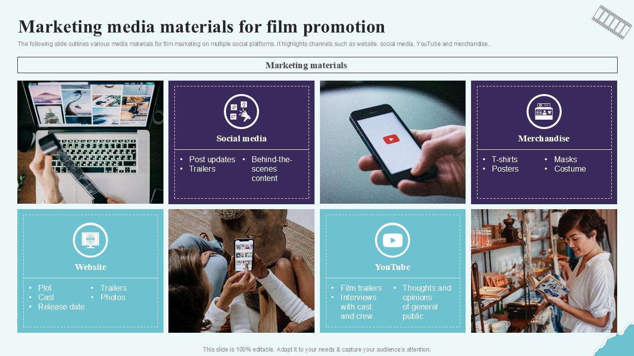Marketing Media Materials For Film Strategic Plan To Increase Film Ppt Presentation Strategy SS V
