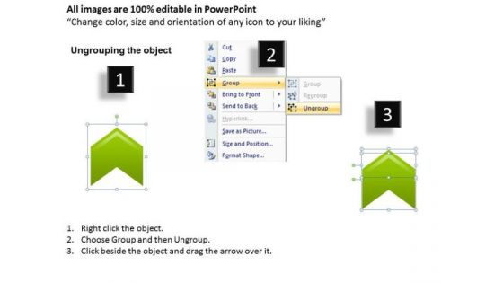 Marketing PowerPoint Template Arrow Slide Numbers 3 State Diagram Ppt Image