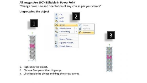 Marketing Ppt Template Vertical 6 Steps Working With Slide Numbers Downward 4 Image