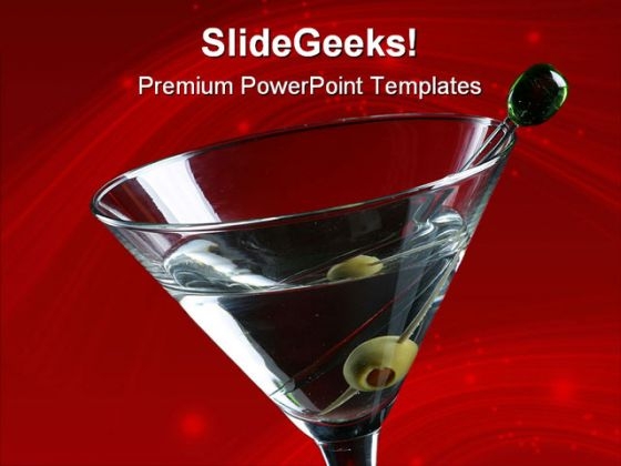 Martini Lifestyle PowerPoint Templates And PowerPoint Backgrounds 0611