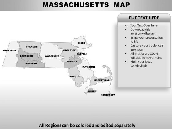 Massachusetts PowerPoint Maps