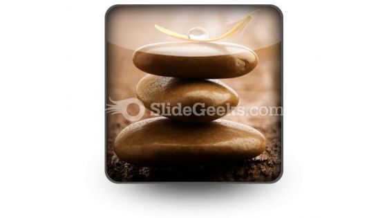 Massage Stones PowerPoint Icon S