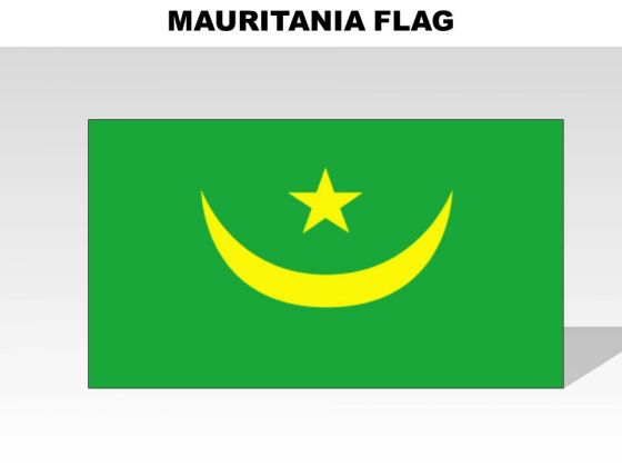 Mauritania Country PowerPoint Flags