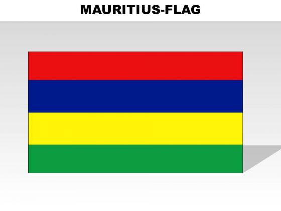 Mauritius Country PowerPoint Flags