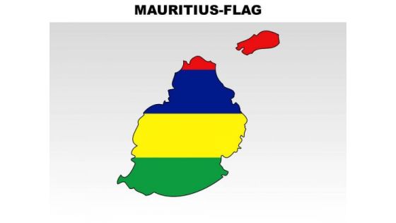 Mauritius Country PowerPoint Flags