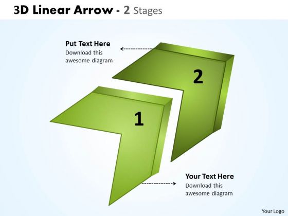 Mba Models And Frameworks 3d Linear Arrow 2 Stages