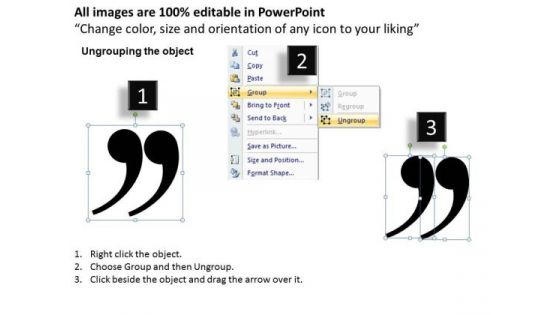 Mba Models And Frameworks Customer Testimonials Quotes PowerPoint Slides And Diagrams Sales Diagram