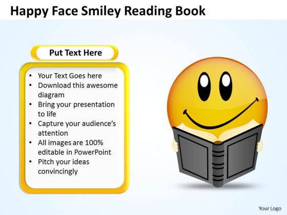 Mba Models And Frameworks Happy Face Smiley Reading Book Sales Diagram