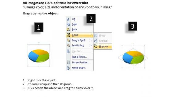Mba Models And Frameworks Pie Chart Process 3 Stages Strategy Diagram