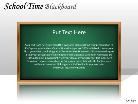 Mba Models And Frameworks School Time Blackboard Strategy Diagram