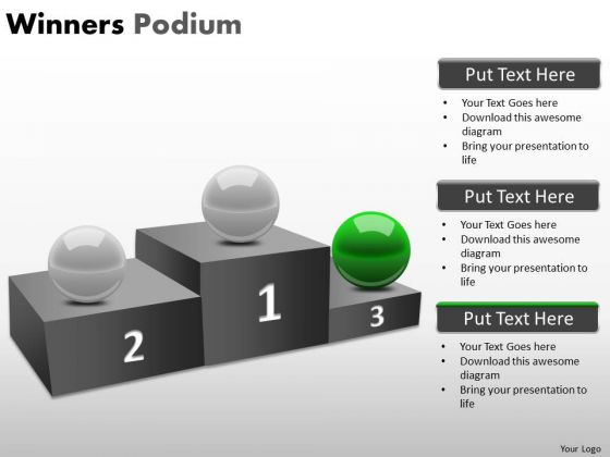 Mba Models And Frameworks Winners Podium Consulting Diagram