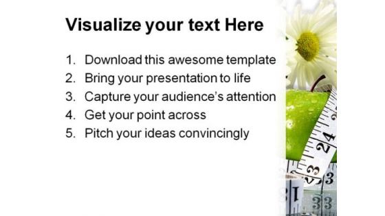 Measurement Health PowerPoint Templates And PowerPoint Backgrounds 0411