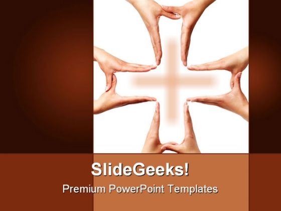 Medical Cross Symbol Hospitality PowerPoint Templates And PowerPoint Backgrounds 0211