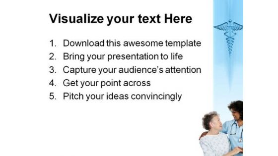 Medical Help Health PowerPoint Template 0610