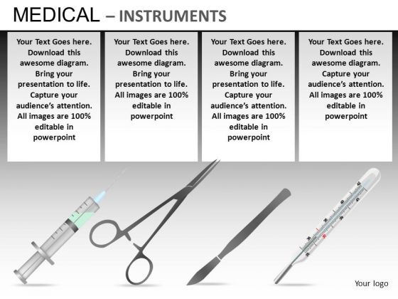 Medical Instruments Medical PowerPoint Templates