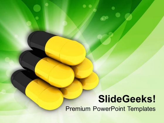 Medical Pills Are Used For Treatment PowerPoint Templates Ppt Backgrounds For Slides 0613