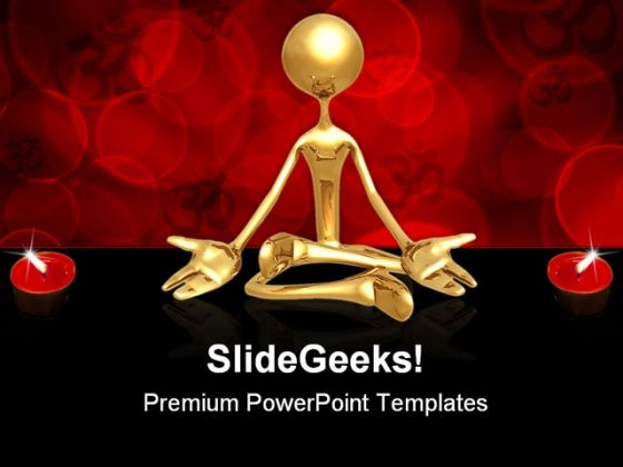 Meditation For Peace Lifestyle PowerPoint Themes And PowerPoint Slides 0411